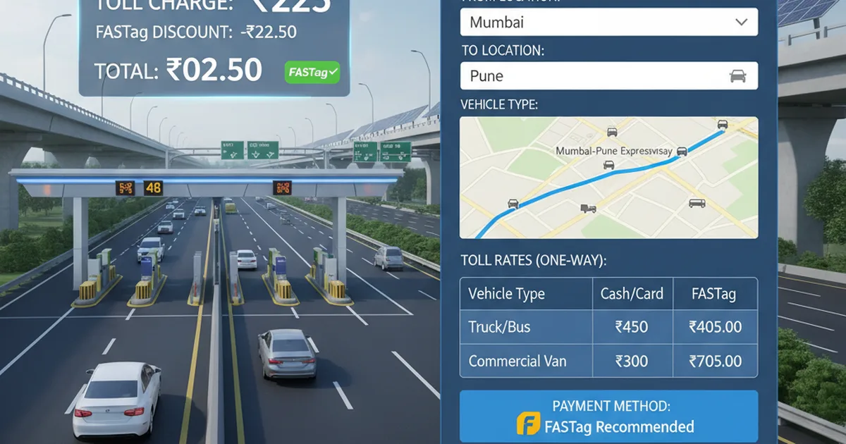 Expressway Toll Calculator Guide: How to Estimate FASTag Charges in India 2026