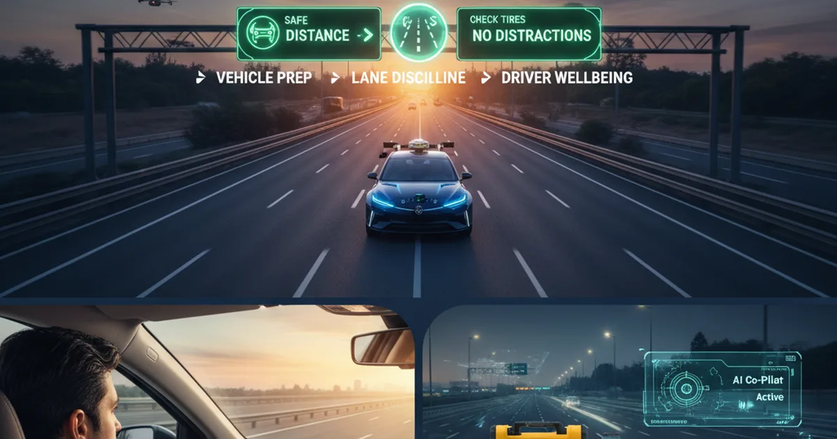 Highway safety tips for long drives