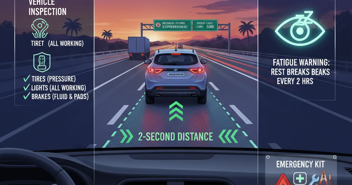 Highway Safety Tips for Long Drives in India 2026: Complete Guide to Accident Prevention