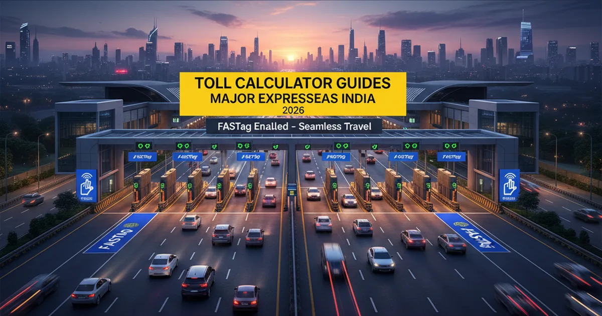 Expressway Toll Calculator Guide: How to Estimate FASTag Charges on India’s Major Highways (2026)